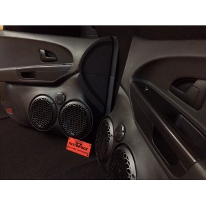 Изготовили дверные карты, под 2х20 и рупор для "KIA Ceed"