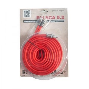 RUSSIAN BASS RCA CABLE RM RC5.2